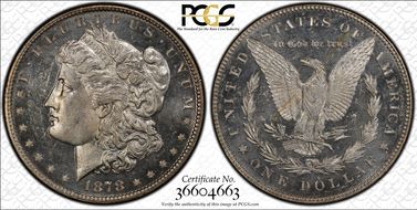 1878 7/8TF $1 Strong VAM 41 7/7 MS64DMPL