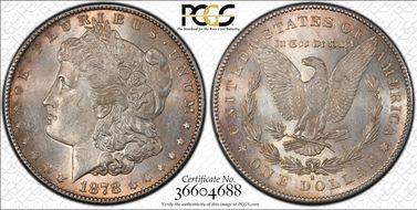 1878-S $1 VAM 50 Lava Wing MS63