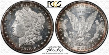 1878 8TF $1 VAM 15 Doubled Liberty MS63