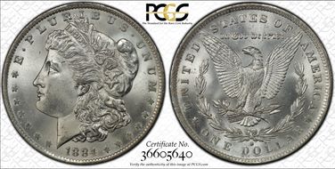1884-O $1 MS67