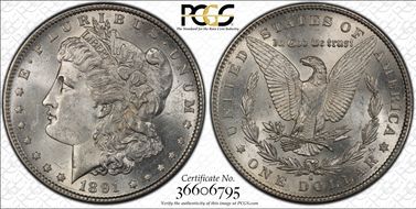 1891-S $1 MS61
