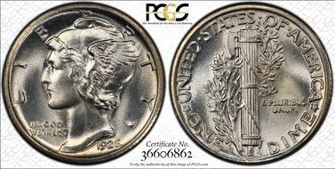 1926-S 10C MS66FB