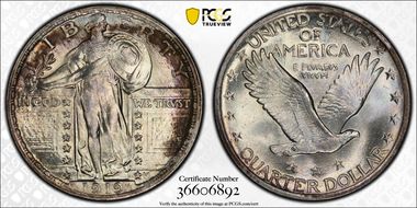 1919 25C MS67FH