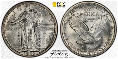 1919-D 25C MS66FH