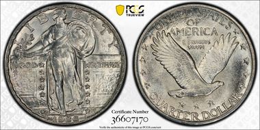 1926-D 25C MS65FH