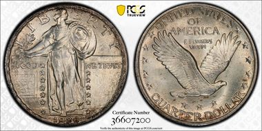1928 25C MS66FH