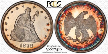1878 20C PR64+ CAM