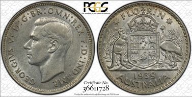 1939(m) Florin AU55