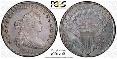 1799 $1 AU58