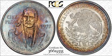 1977-Mo 100 P KM-483.2 MS67