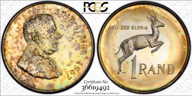 1967 Rand Afrikaans PR65