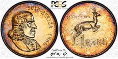 1966 Rand Afrikaans PR65