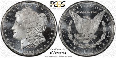 1884-CC $1 MS65DMPL