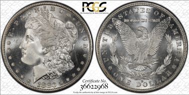 1880-S $1 MS68