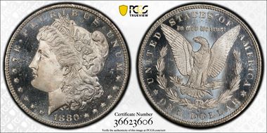 1880/9-S $1 MS66DMPL