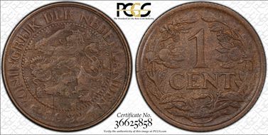 1922 1C Blackened AU55