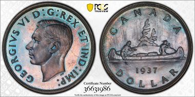 1937 S$1 Mirror SP65