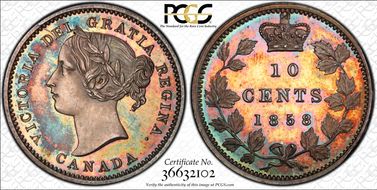 1858 10C Plain Edge SP64+ CAM