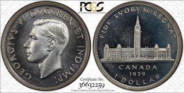 1939 S$1 Matte SP66+ 