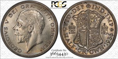 1936 1/2 Cr S-4037 MS63