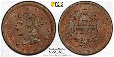 1851 1C N-5 MS66BN