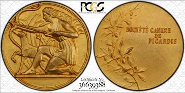 No Date Medal Picardie Canine Society Matte SP65