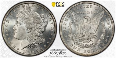 1899 $1 MS67+