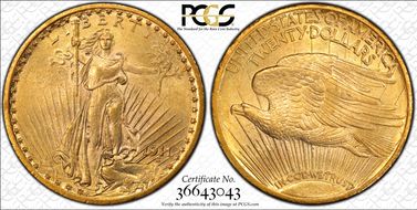 1911 $20 MS63