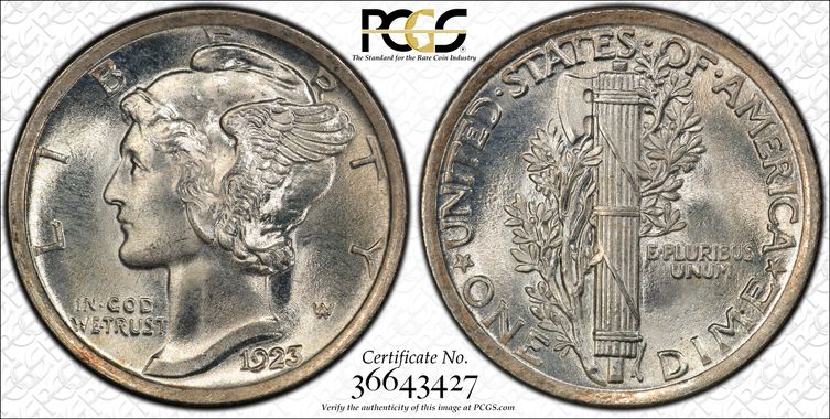 Cert 36643427 - Coin Image