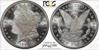 1885-CC $1 MS66