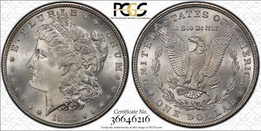 1884 $1 MS67+