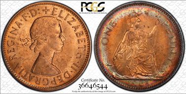 1963 1D S-4157 MS64RB