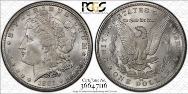 1885-CC $1 MS66+