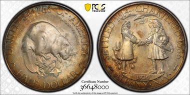 1936 50C Albany MS67+