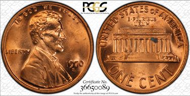 1970-S 1C Large Date, DDO, FS-103 MS63RD