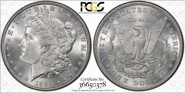 1884 $1 MS67