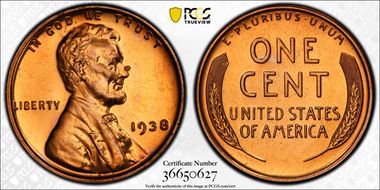 1938 1C PR65RD