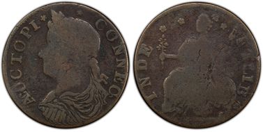1787 CT 1/2P AUCTOPI, Miller 40-N VG10BN