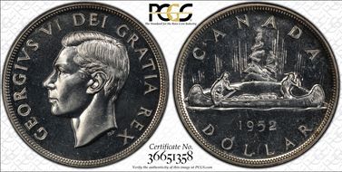 1952 S$1 Waterlines SP65