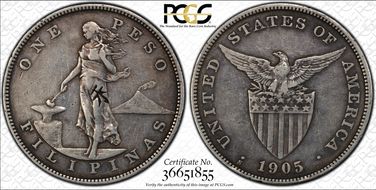 1905-S Peso Allen-16.06a Straight Serif N1