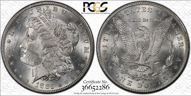 1885-S $1 VAM 9 S/S MS62