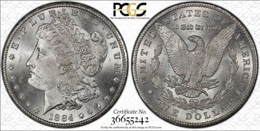 1884-CC $1 MS63