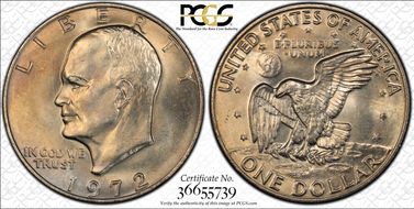 1972 $1 Type 3 MS66