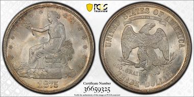 1875-S T$1 MS65+