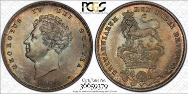 1825 Shil S-3812 Bare Head MS66