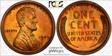 1909 1C Lincoln PR66RD