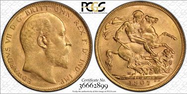 1907-P Sov S-3972 MS63