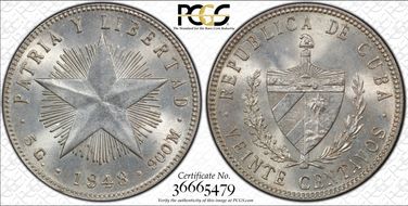 1948 20C KM-13.2  Ag MS63