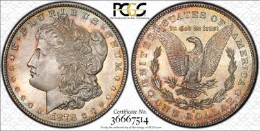 1878-S $1 MS66