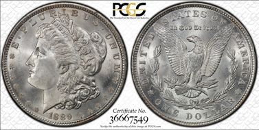 1889 $1 MS65